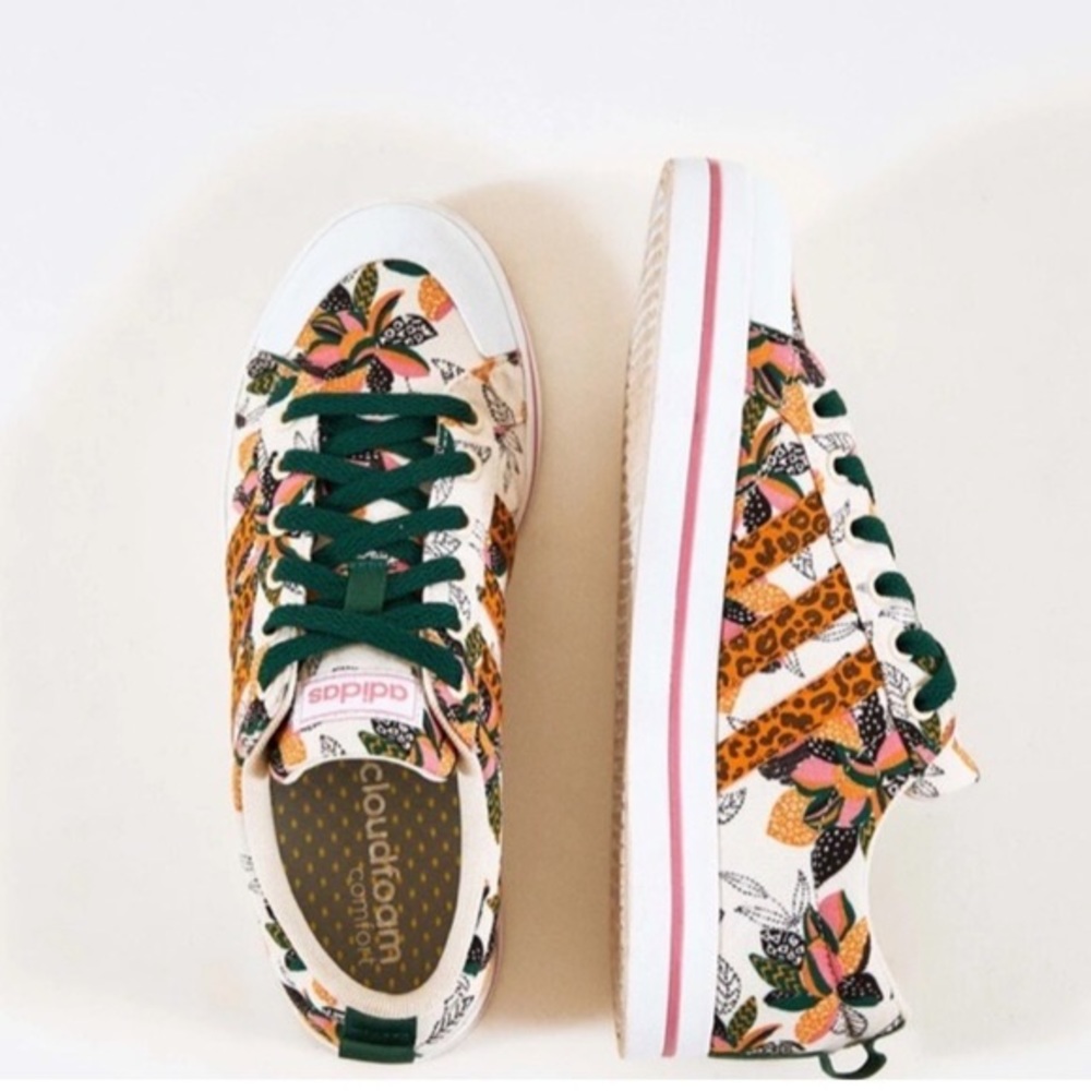 Adidas x Farm Rio Bravada tropical print sneakers